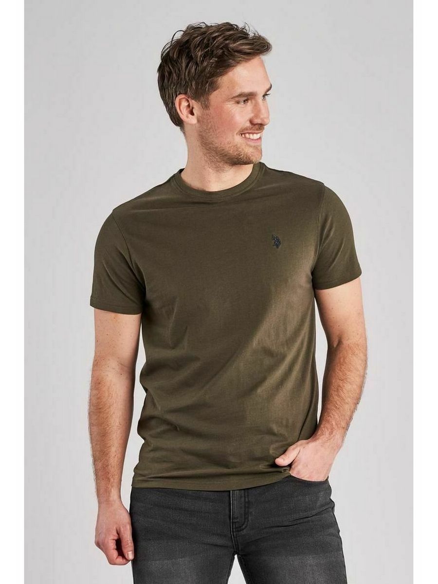 

Футболка мужская U.S. POLO Assn. US222O00S зеленая S, Зеленый, US222O00S