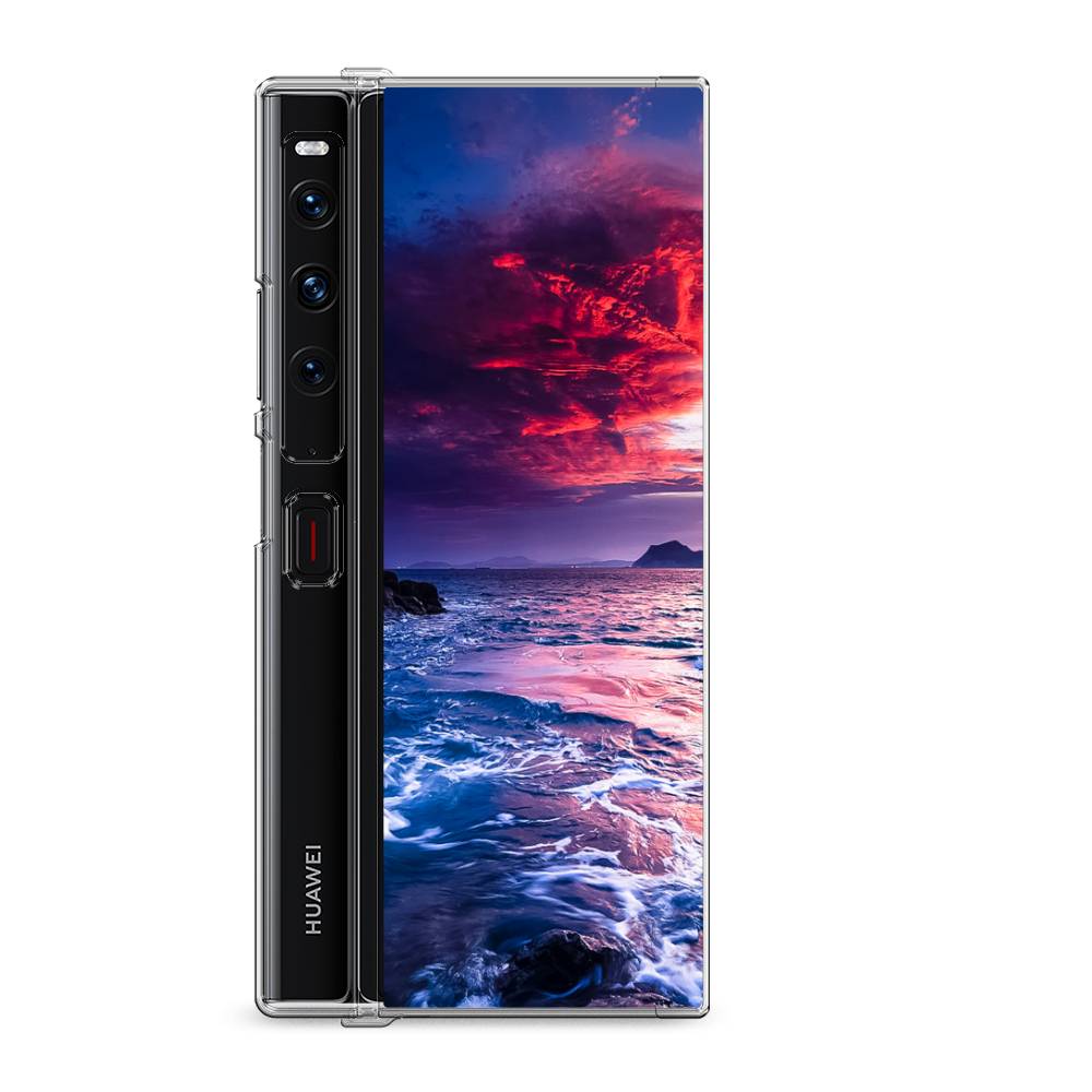 

Силиконовый чехол "Волны 1" на Huawei Mate Xs 2 / Хуавеи Мате Xs 2