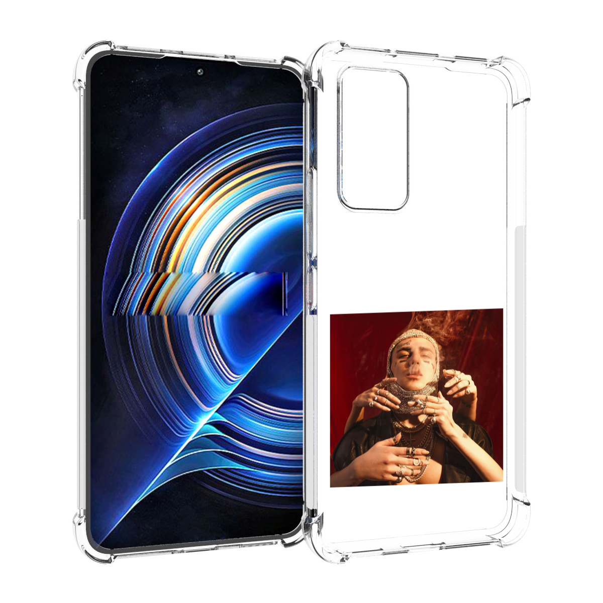 

Чехол MyPads Slime face для Tecno Camon 19 Neo, Прозрачный, Tocco