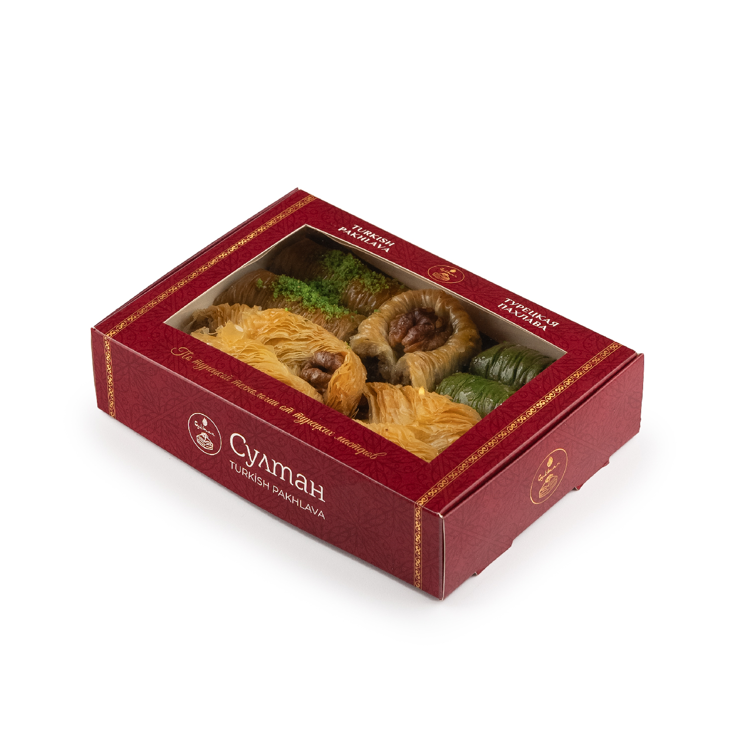 Турецкая пахлава Пахлава Султан ассорти набор 10, 500 г