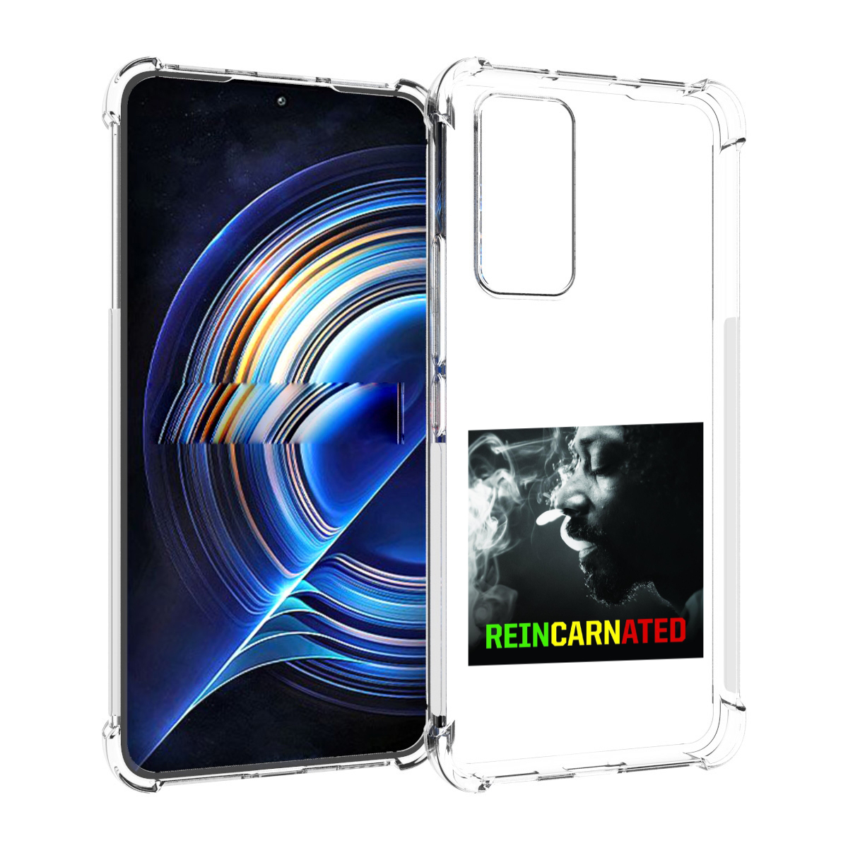 

Чехол MyPads Snoop Dogg REINCARNATED для Tecno Camon 19 Neo, Прозрачный, Tocco