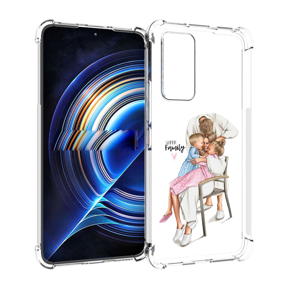 

Чехол MyPads Super-family для Tecno Camon 19 Neo, Прозрачный, Tocco
