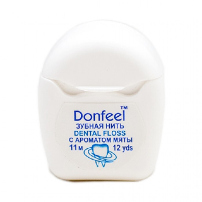 Нить Donfeel Mini вощеная, 11 м lp care нить зубная dental вощеная апельсиновая 1 0