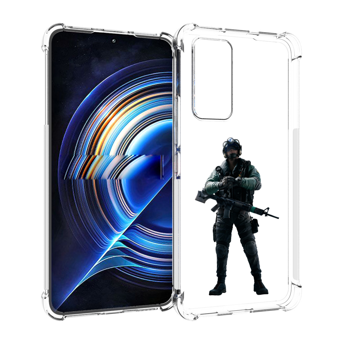 

Чехол MyPads Tom-Clancy's-Rainbow-Six-2 для Tecno Camon 19 Neo, Прозрачный, Tocco