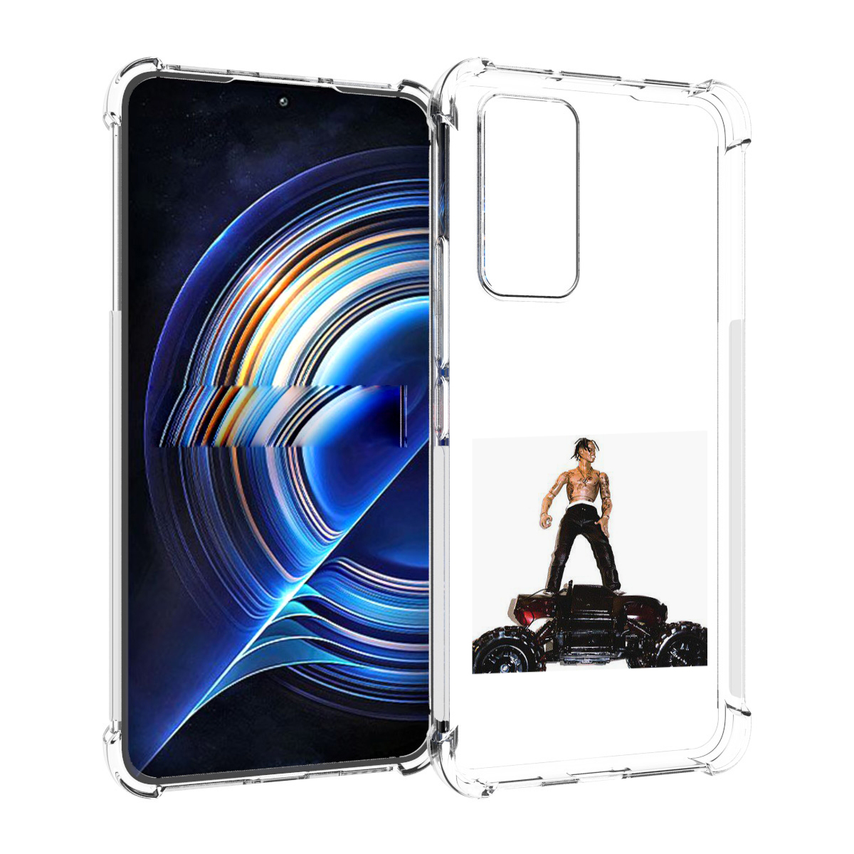 

Чехол MyPads Travis Scott - Rodeo для Tecno Camon 19 Neo, Прозрачный, Tocco