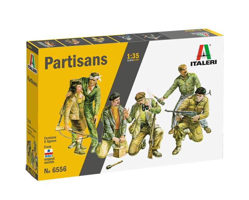 

Сборная модель Italeri 1/35 Солдаты Partisans 6556