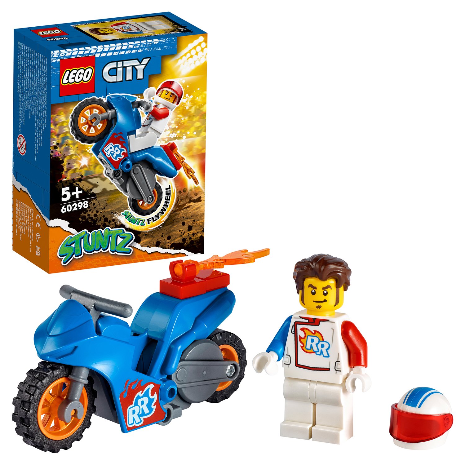 фото Конструктор lego city stunt реактивный трюковый мотоцикл