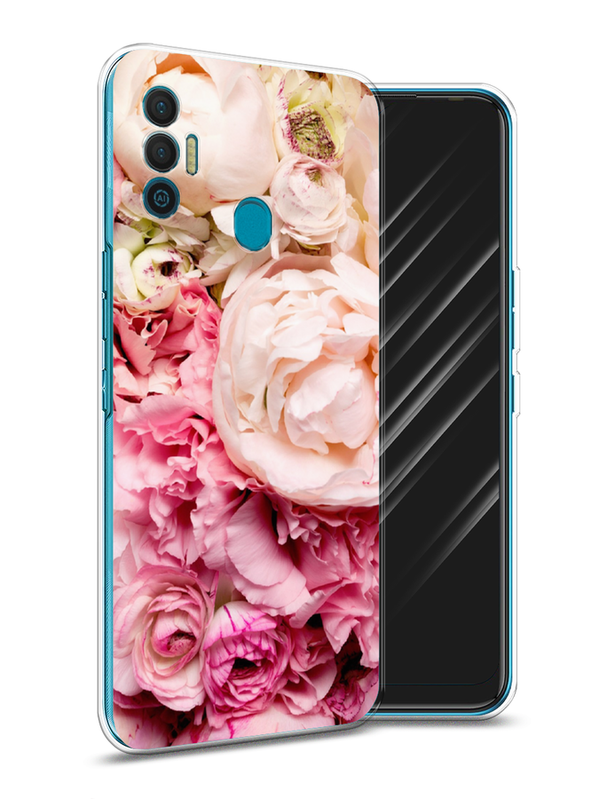 

Чехол Awog на Google Pixel 7 "Пионы яркие", Разноцветный