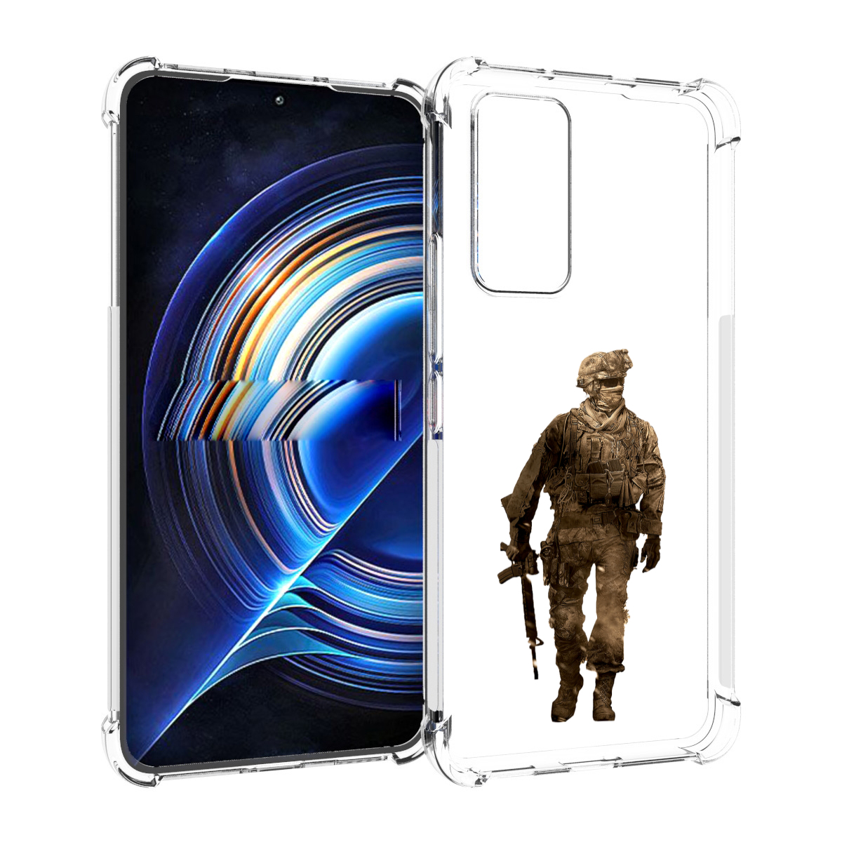 

Чехол MyPads call-of-duty мужской для Tecno Camon 19 Neo, Прозрачный, Tocco