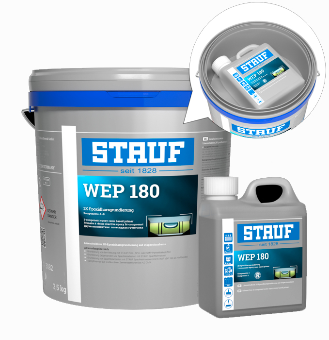 Грунтовка под клей Stauf WEP-180 2К 3.50 кг., эпоксидная