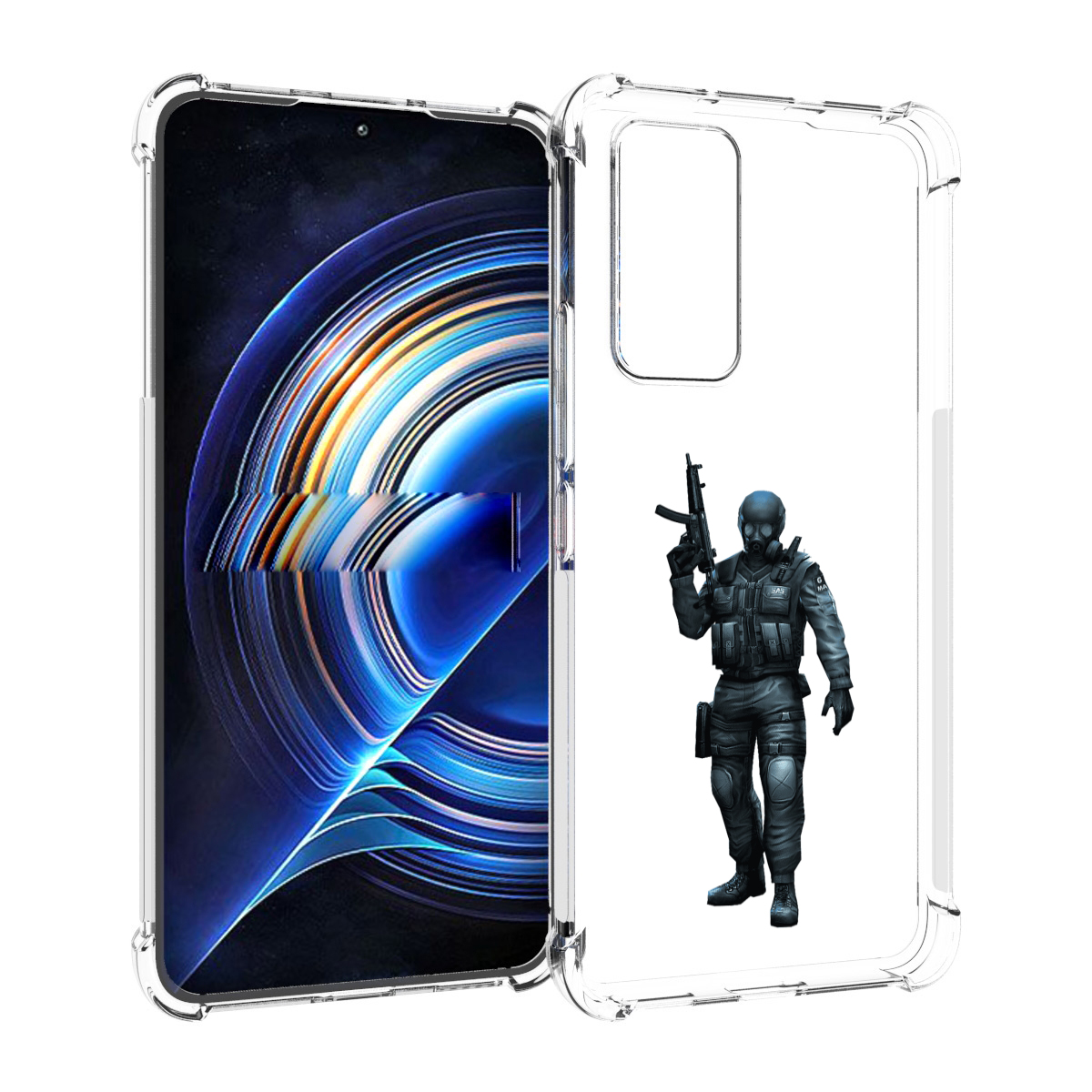 

Чехол MyPads crossfire для Tecno Camon 19 Neo, Прозрачный, Tocco
