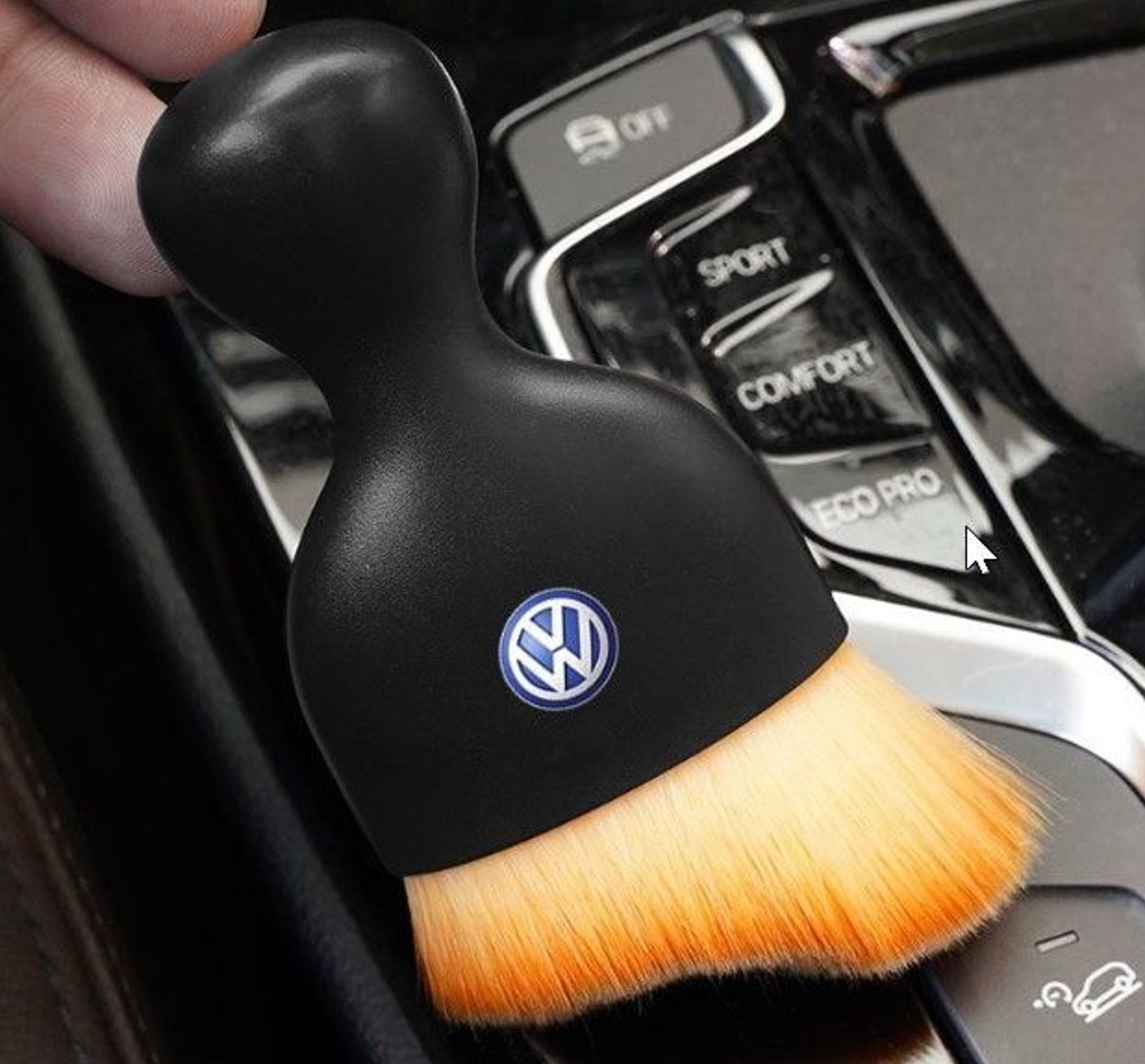 

Мягкая щетка для чистки салона авто с логотипом Volkswagen, Щетка автомобильная