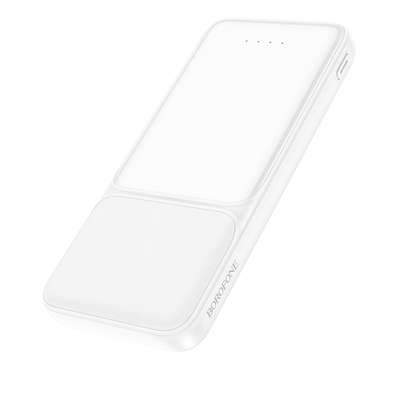 

Внешний аккумулятор 10000mAh 2USB 2.0A Borofone BJ33 White, BJ33