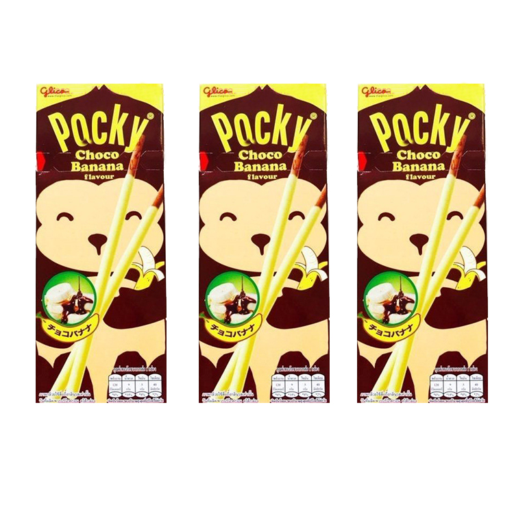 Печенье Палочки Pocky Banana, 3 шт. по 25 г