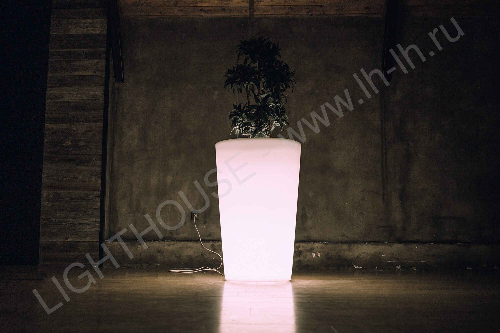 

Светящееся кашпо Ponte H110 220V White, Ponte