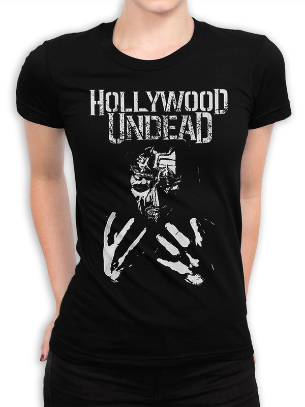 фото Футболка женская design heroes группа hollywood undead черная 2xl