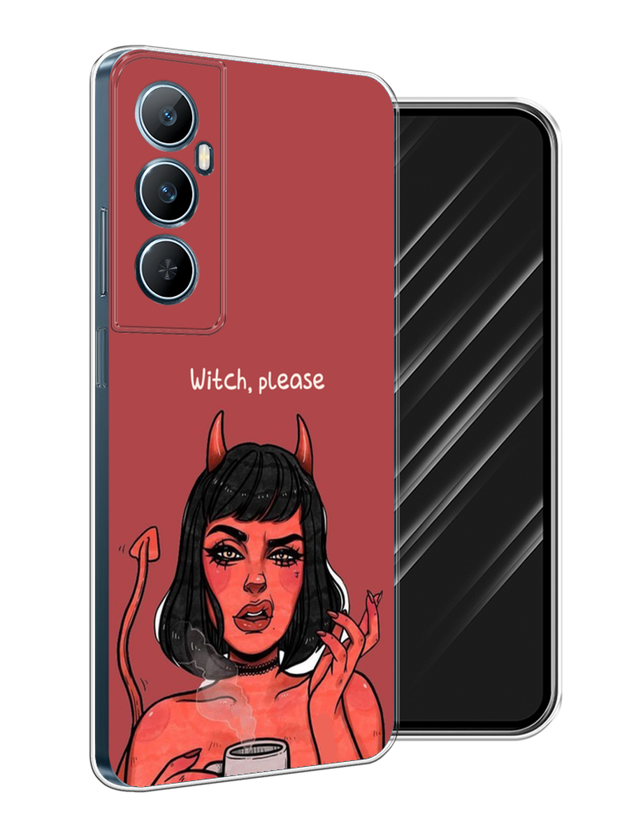 

Чехол Awog на Realme C65 "Evil Girl", Бордовый;черный, 2516750-1