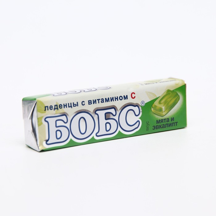 

Леденцы БОБС мята с эвкалиптом, 10 шт. в упаковке
