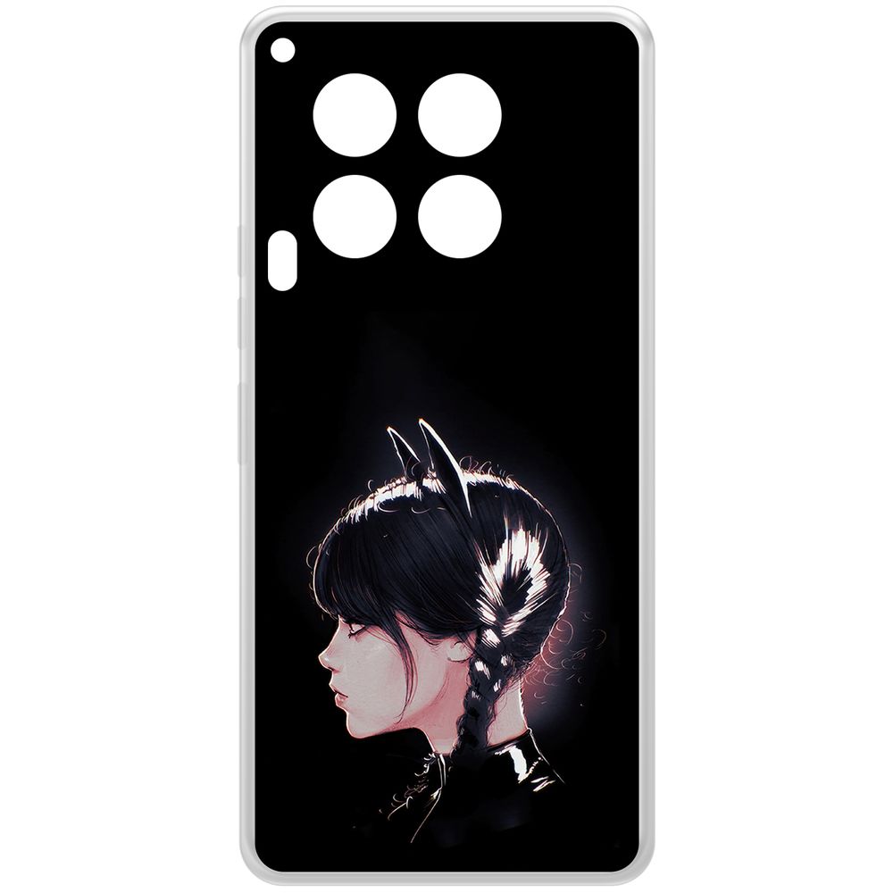 

Чехол-накладка Krutoff Clear Case Уэнсдей Аддамс - Кошка Уэнсдей для TECNO Camon 30 5G, Прозрачный