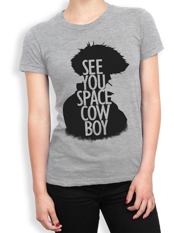 фото Футболка женская design heroes cowboy bebop серая 2xl