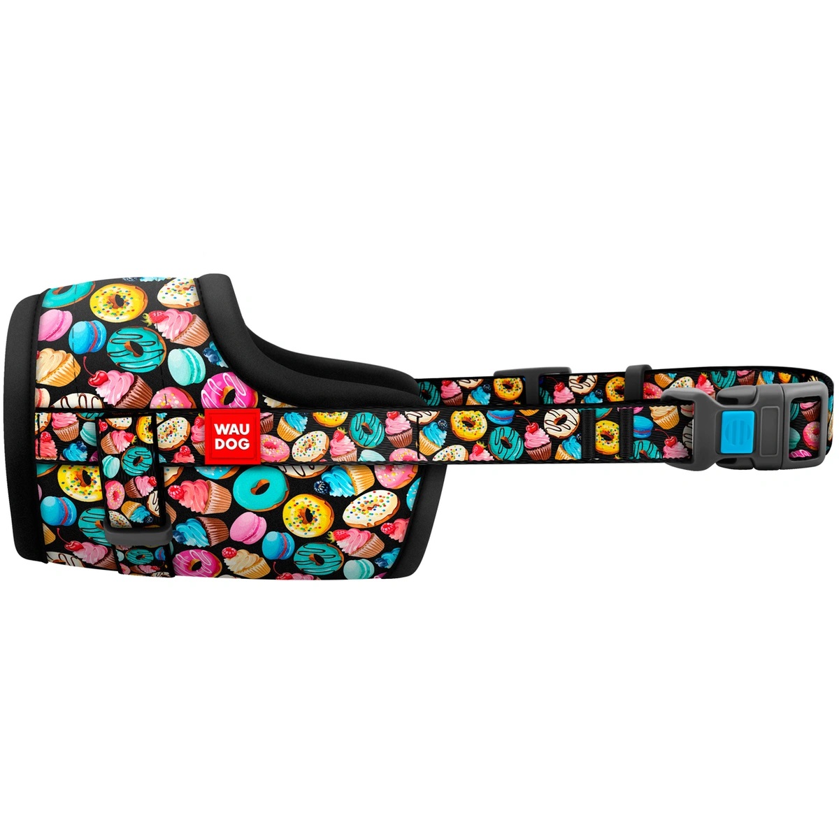 

Намордник для собак Waudog, Пончики, размер №1, обхват 14-20 см, Пончики