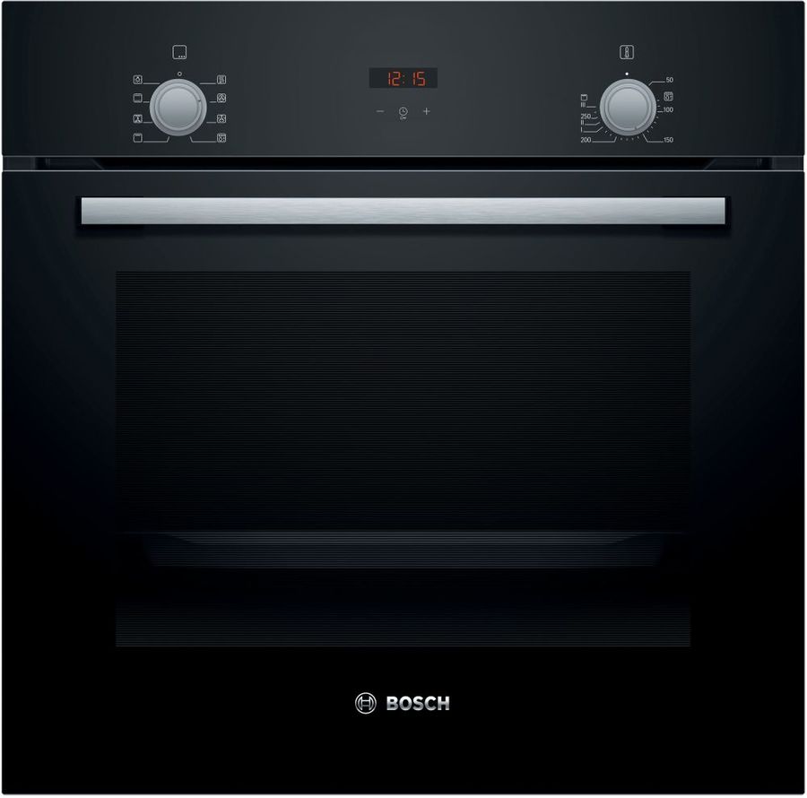 фото Встраиваемый электрический духовой шкаф bosch serie|2 hbf512ba1r black