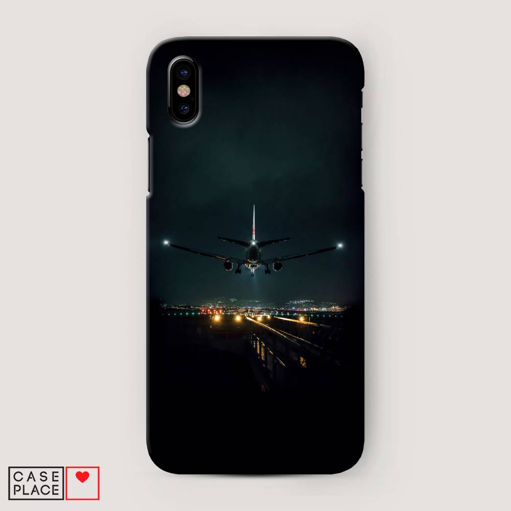 

Пластиковый чехол "Ночной рейс" на Apple iPhone XS Max (10S Max), 11920-5
