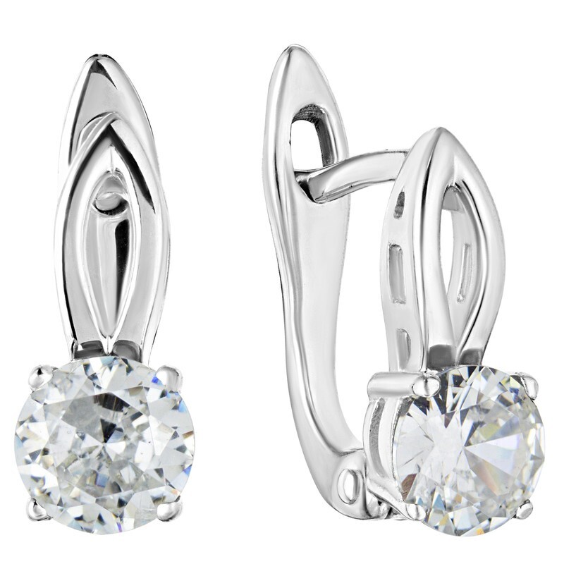 

Серьги из серебра с кристаллом ювелирным LAZURIT-ONLINE 8230AG, 8230AG
