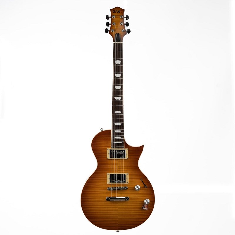 Электрогитара EART EGLP-620 Tobacco Sunburst цвет санберст