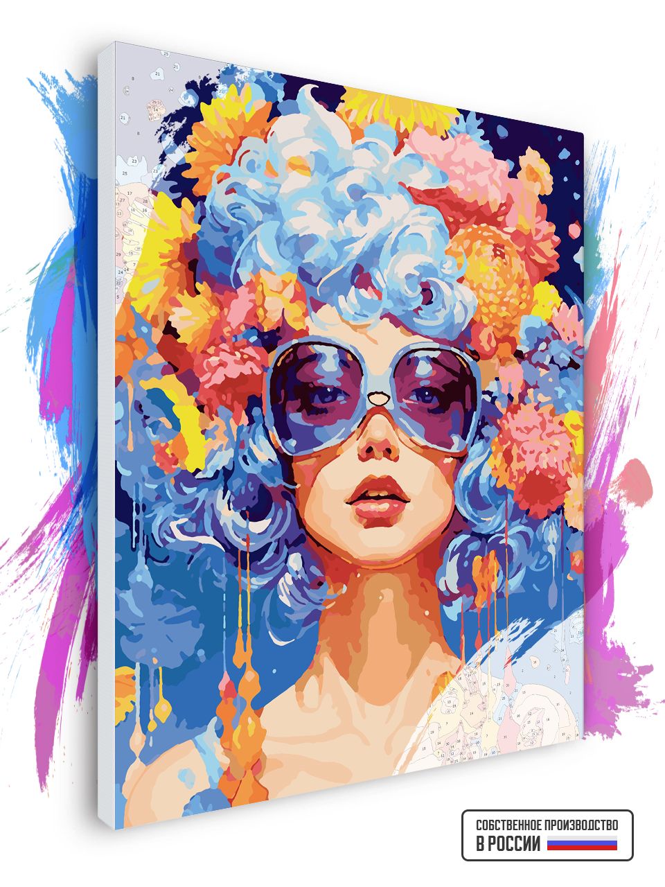 

Картина по номерам Красиво Красим Flower woman, 60 х 80 см, Flower woman