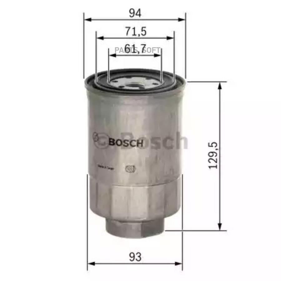 

BOSCH Фильтр топливный BOSCH 1457434453