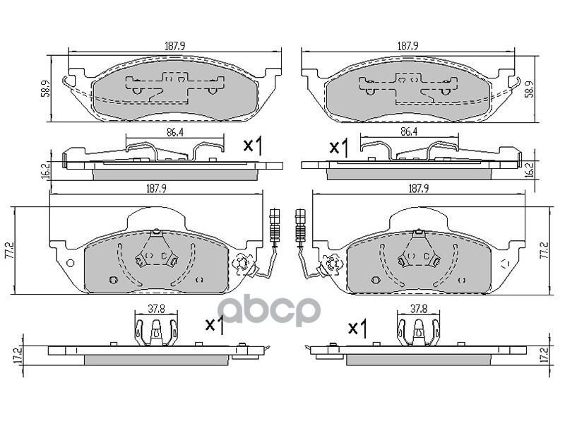 

Колодки Тормозные Перед Mercedes Ml Sat St-A 163 420 12 20