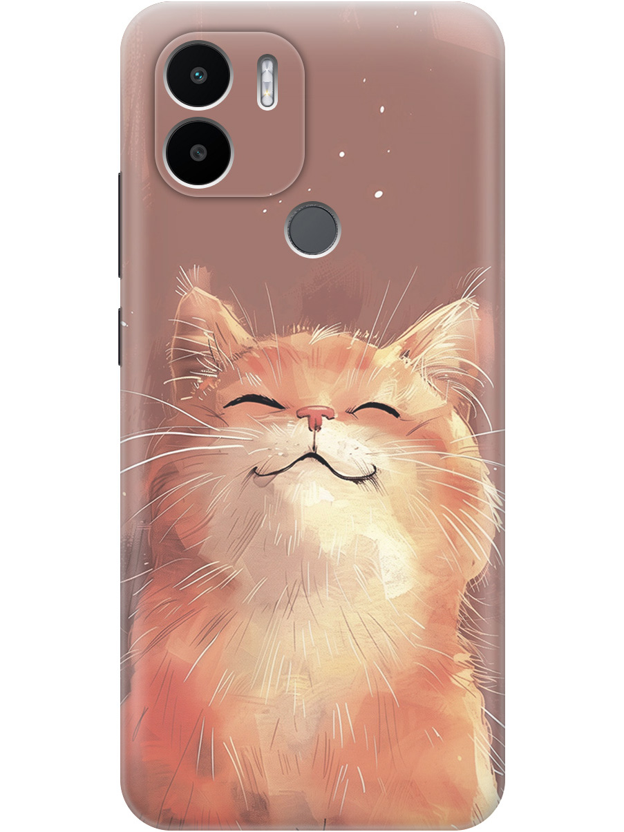 

Силиконовый чехол на Xiaomi Redmi A1+/A2+, Poco C50/C51 с принтом "Довольный котик", 762092110