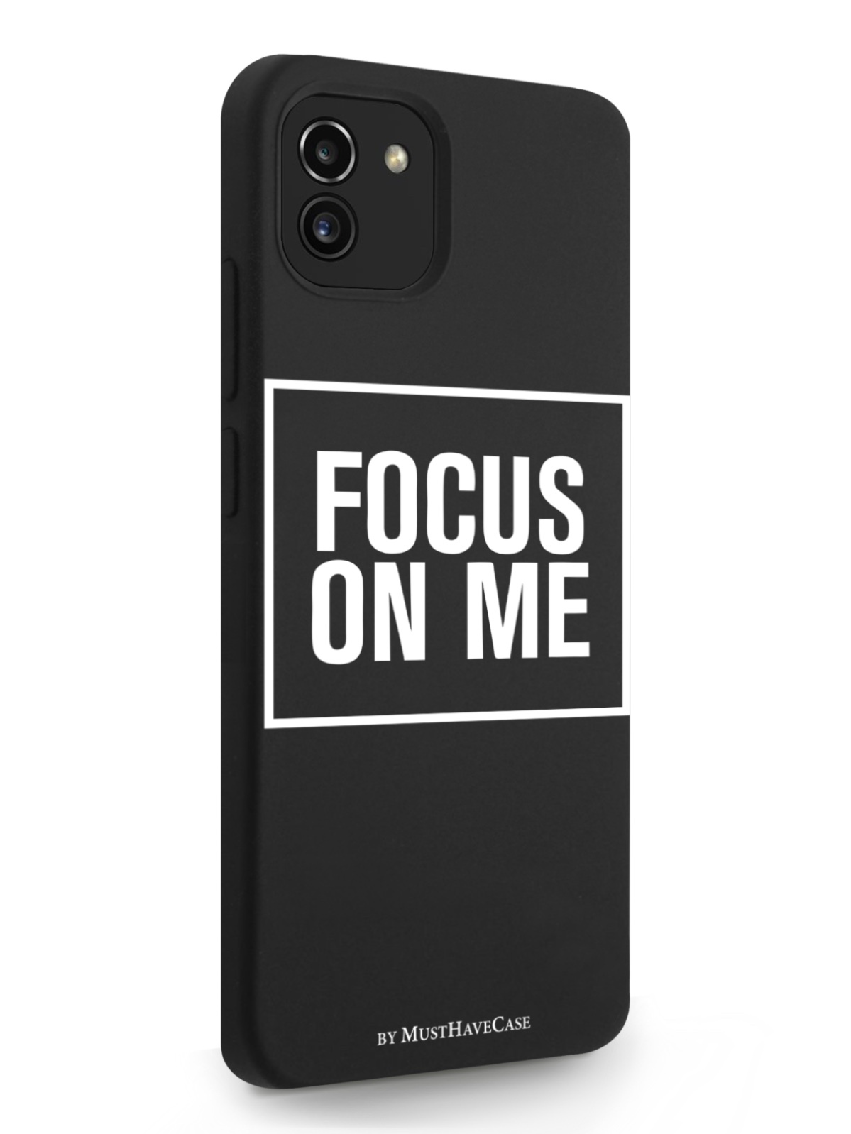 фото Чехол musthavecase для samsung galaxy a03 focus on me черный