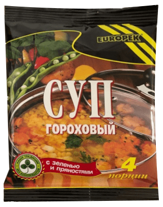 

Суп Europek гороховый 90 г