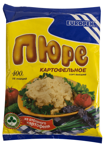 

Пюре картофельное Europek 400 г