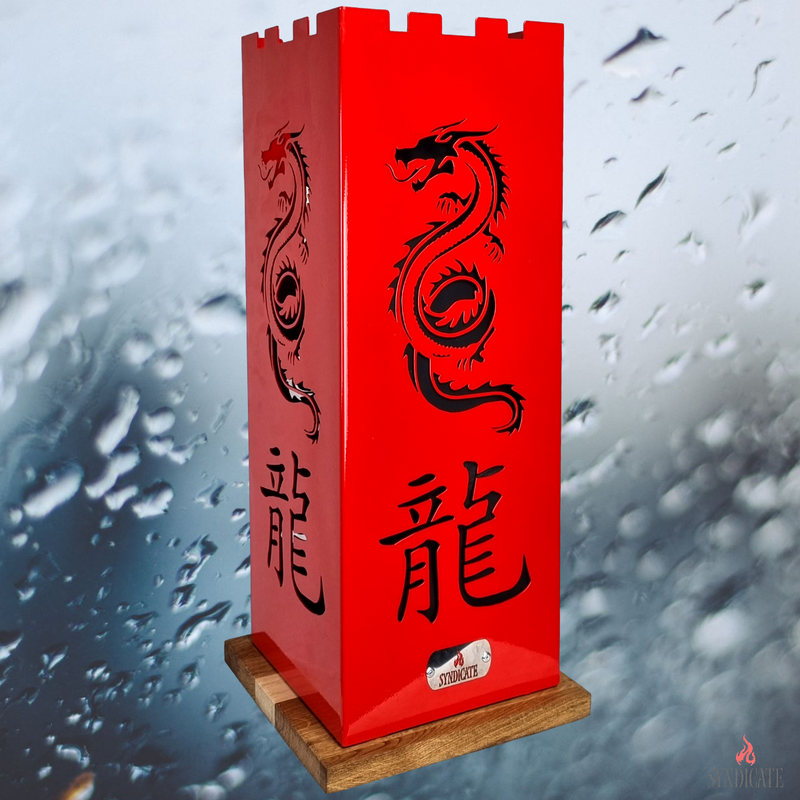 Подставка для зонтов и обувных ложек Syndicate: Китайский Дракон красная