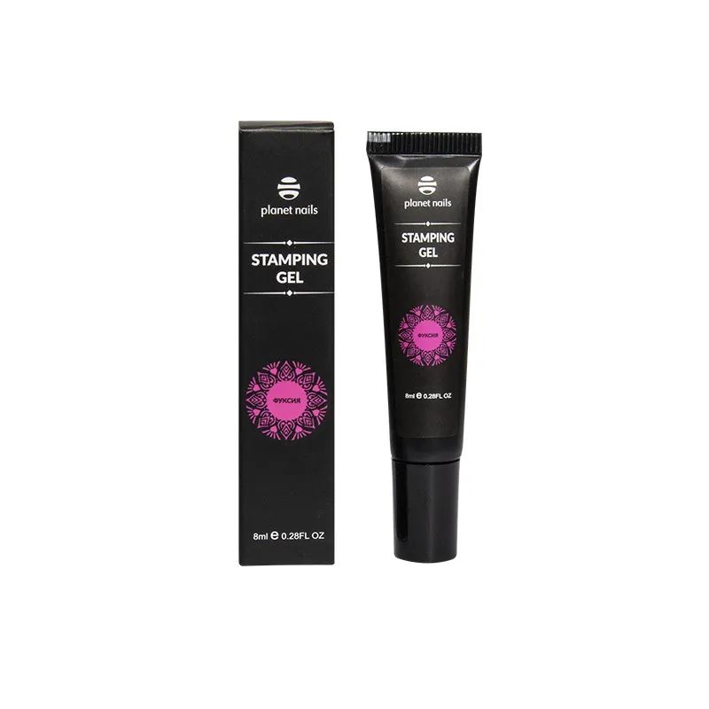 

Гель-краска Planet Nails Stamping Gel фуксия, 8 мл 11575, Розовый