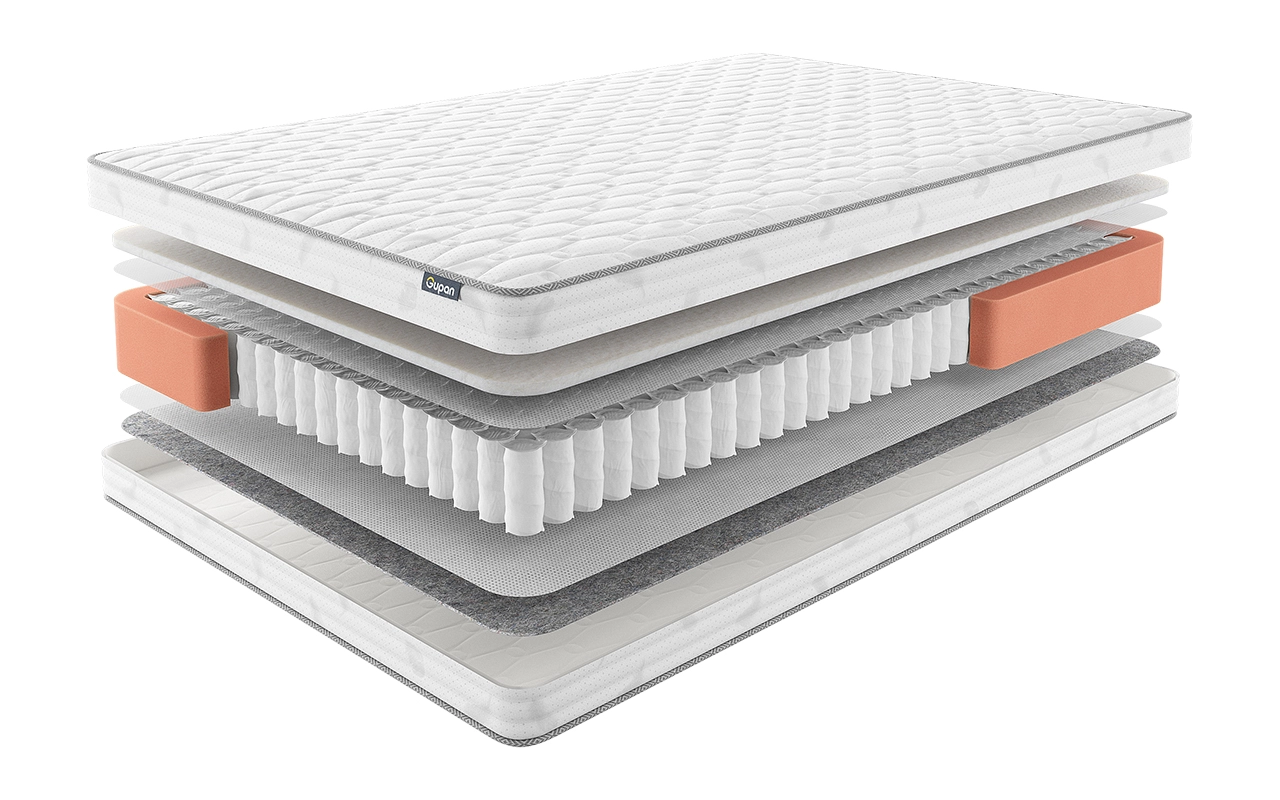 

Матрас Gupan Osteon Naos 200x190 см, Белый, Osteon Naos