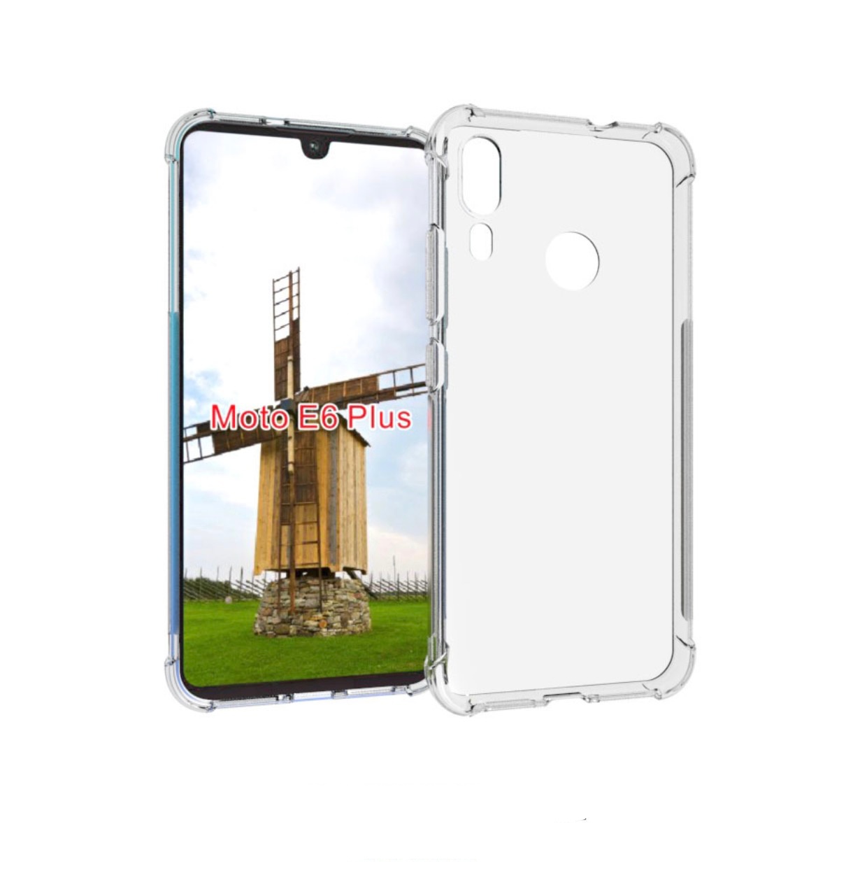 

Чехол накладка MyPads Tocco для Motorola Moto E6 Plus прозрачный