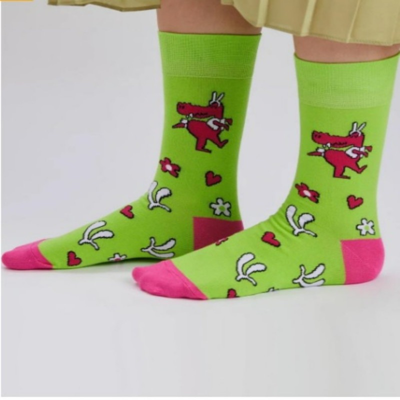 Носки унисекс St. Friday Socks contest22-1359 зеленые 25