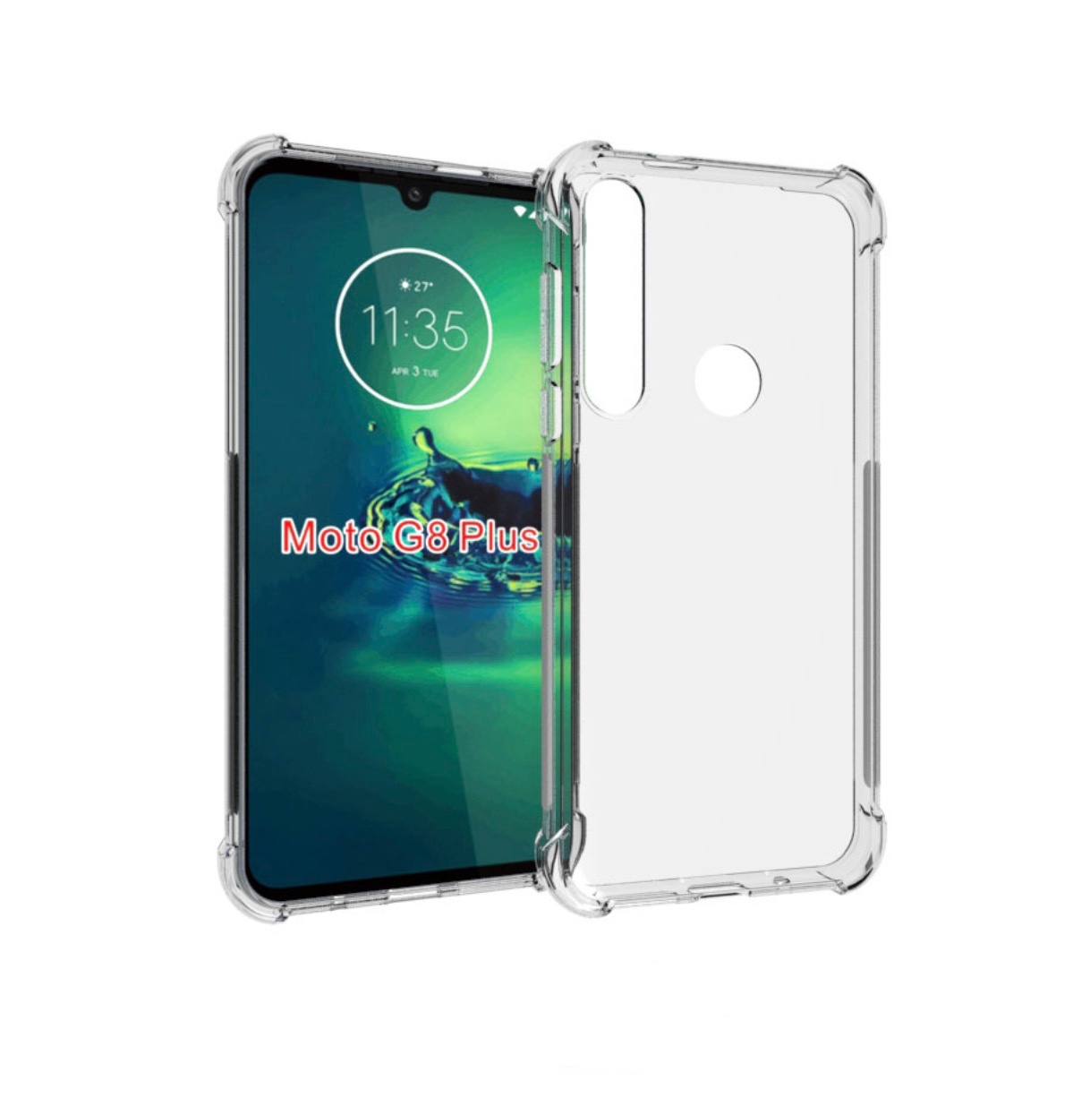 

Чехол накладка MyPads Tocco для Motorola Moto G8 Plus прозрачный
