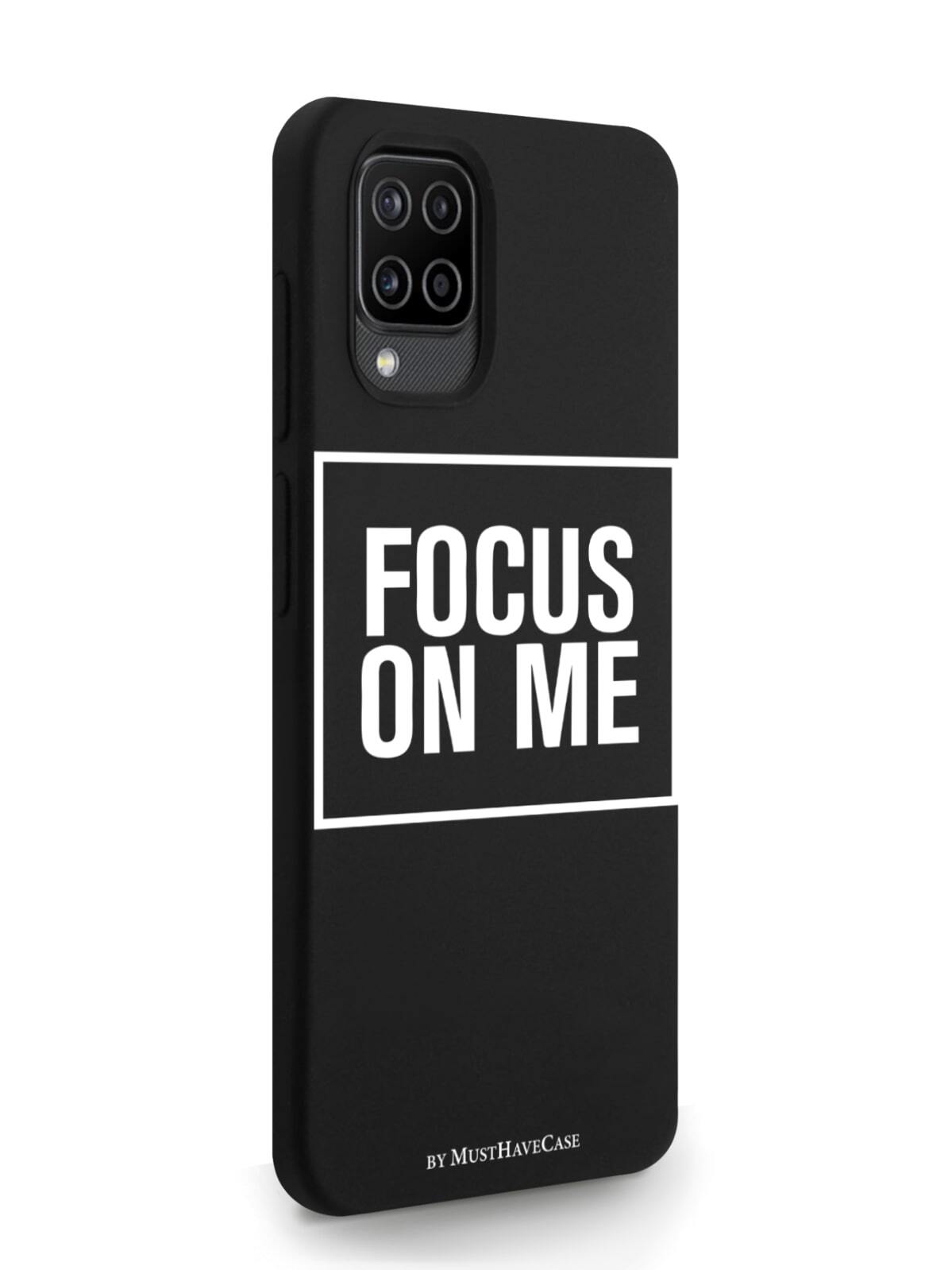 фото Чехол musthavecase для samsung galaxy a12 focus on me черный