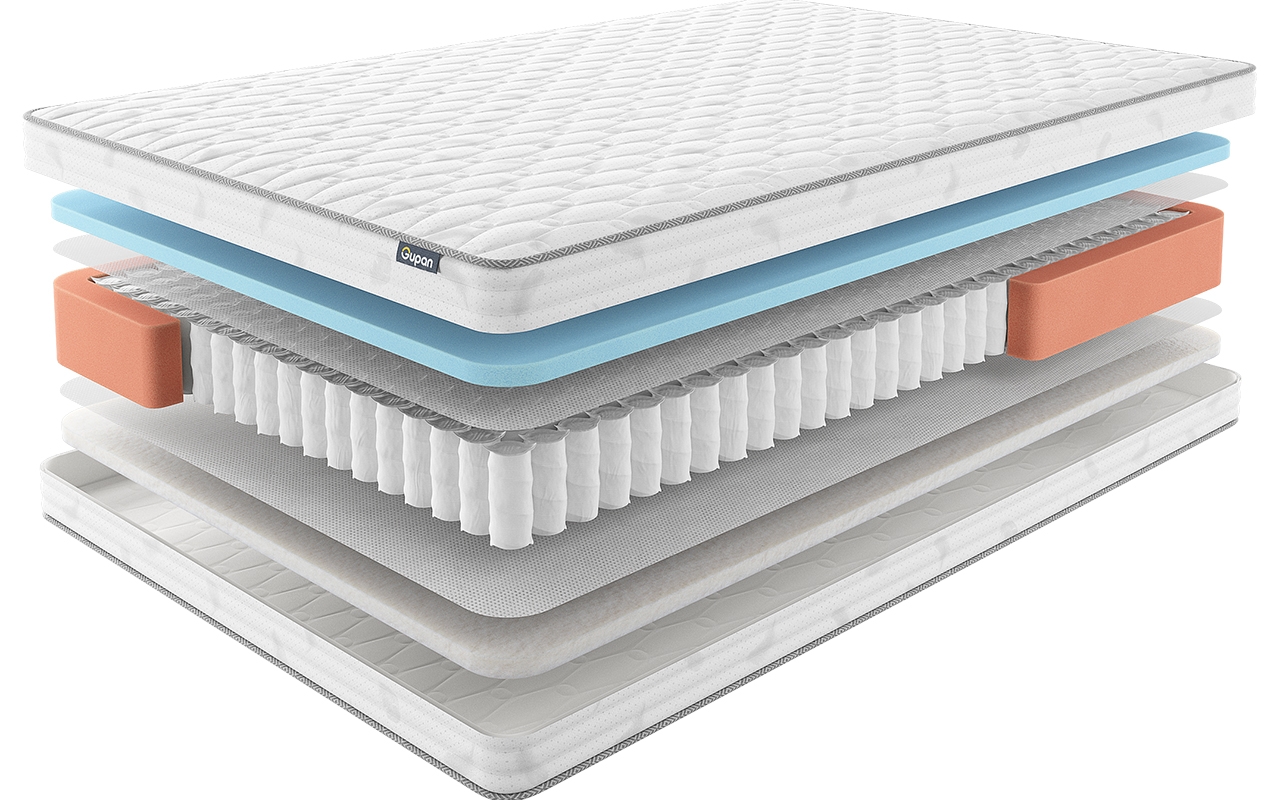 

Матрас Gupan Osteon Nekkar 200x190 см, Белый, Osteon Nekkar