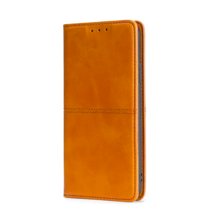 

Чехол-книжка MyPads Cuciture Eleganti для Xiaomi Poco F4 GT / Redmi K50 Gaming из эко-кожи, Бежевый