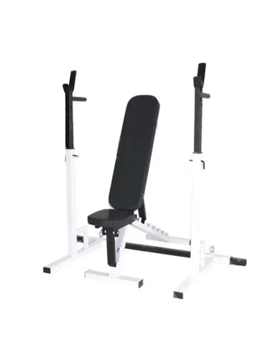 

Скамья + Стойки Sportlim Без страховки, Белый;черный, без страховки