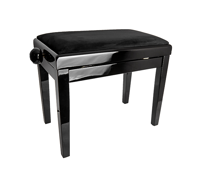

HY-PJ018B-GLOSS-BLACK Банкетка, черный/черный, вельвет, Rin