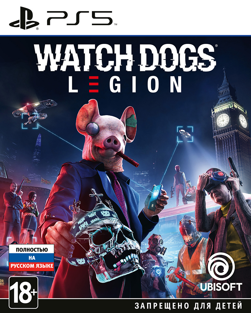 

Игра Watch Dogs Legion для PlayStation 5 (Нет пленки на коробке), Watch Dogs Legion