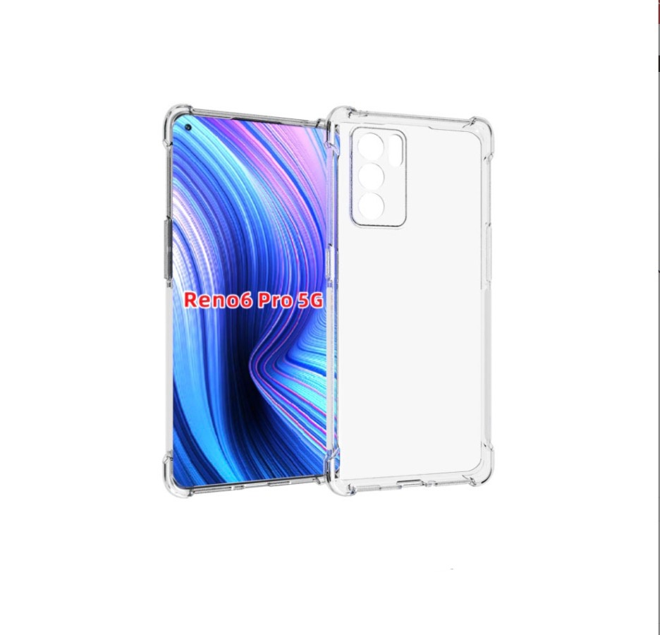 

Чехол задняя-панель-накладка-бампер MyPads Tocco для Oppo Reno 6 Pro 5G с усиленной защито, Прозрачный