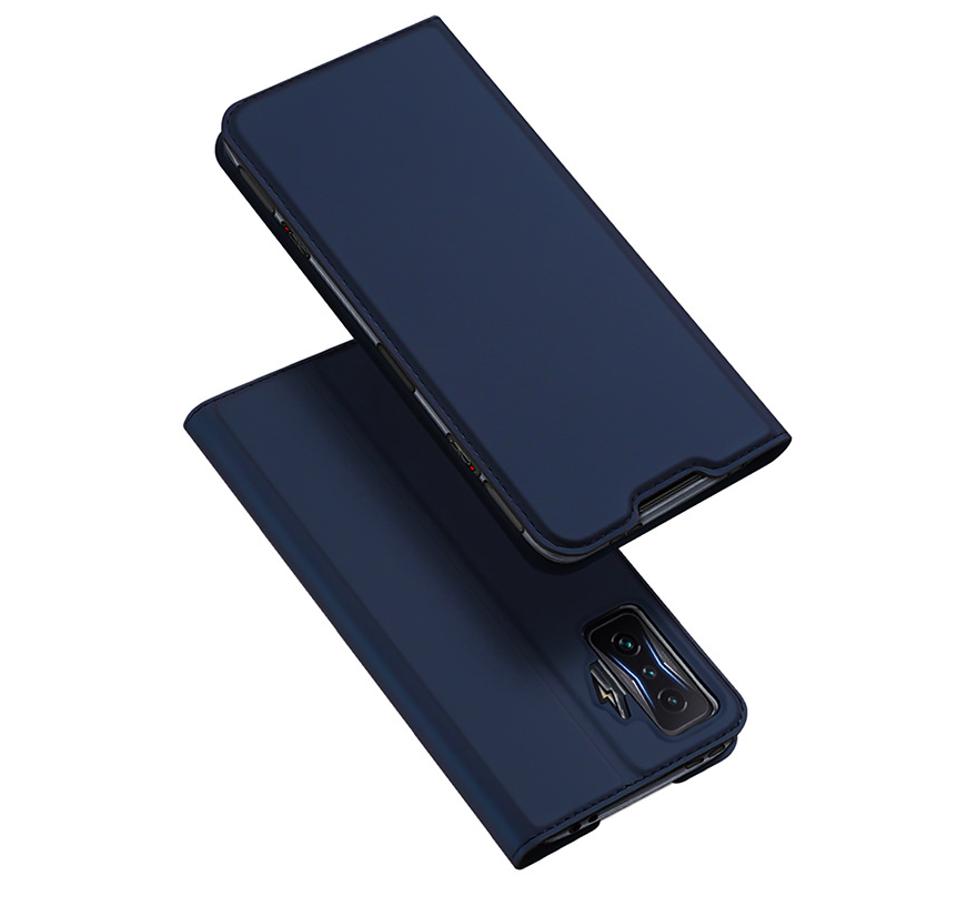 

Чехол-книжка MyPads Impermeabile с подставкой и визитницей из импортной кожи для Xiaomi Po, Синий